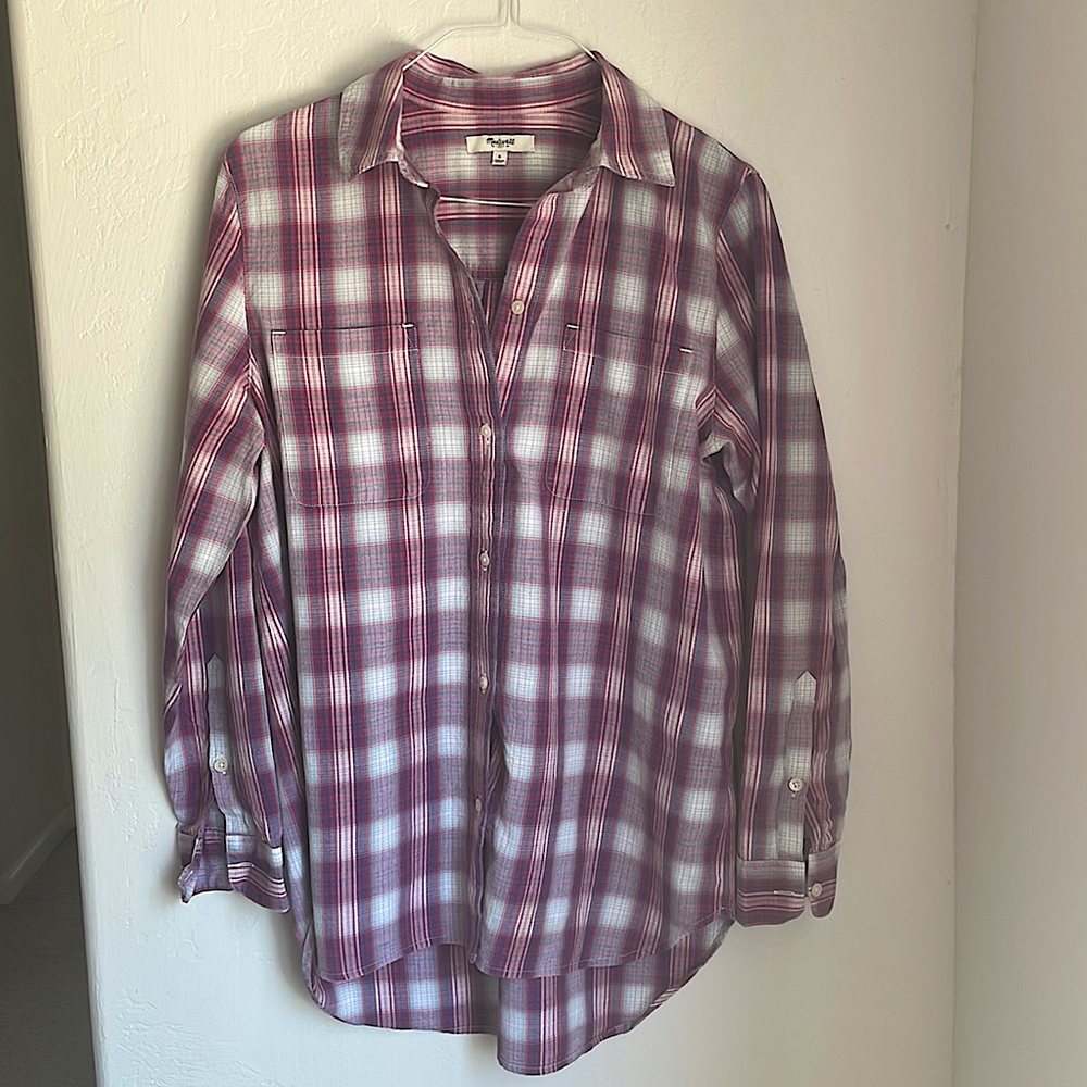 Madewell Plaid button down